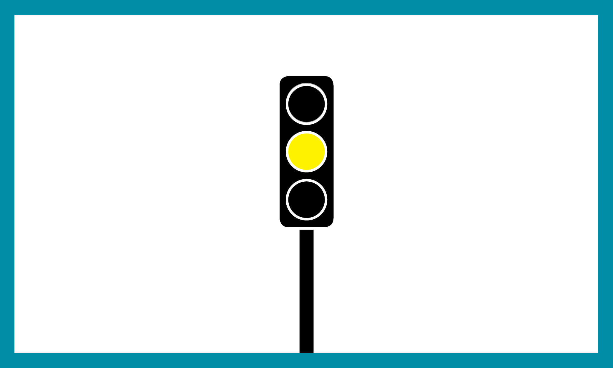 Graphic of a traffic light