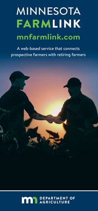 Cover of the Minnesota FarmLink Brochure