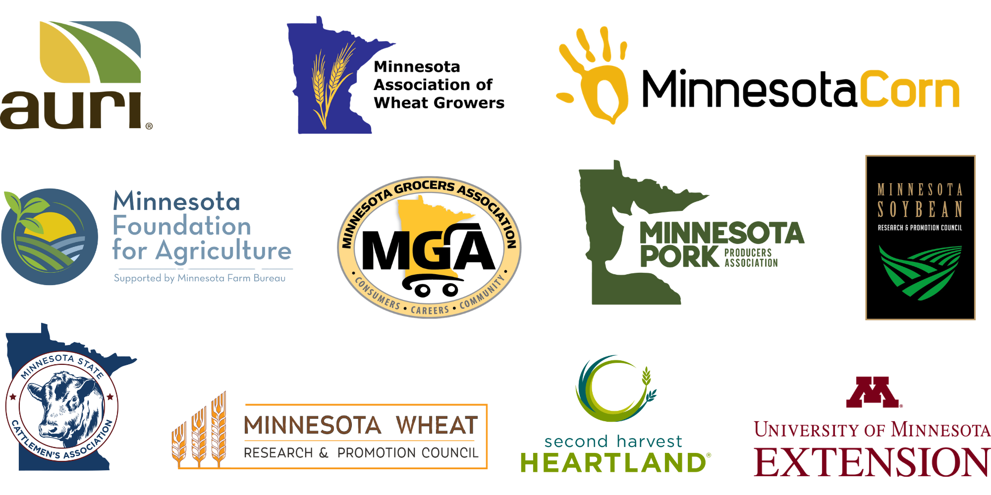 organization logos for the supporters listed below