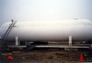 Anhydrous ammonia tank