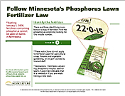 Horizontal Lawn Phosphrous Fertilizer Poster