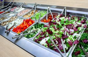 cold holding unit salad bar