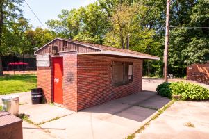 brick concession stand