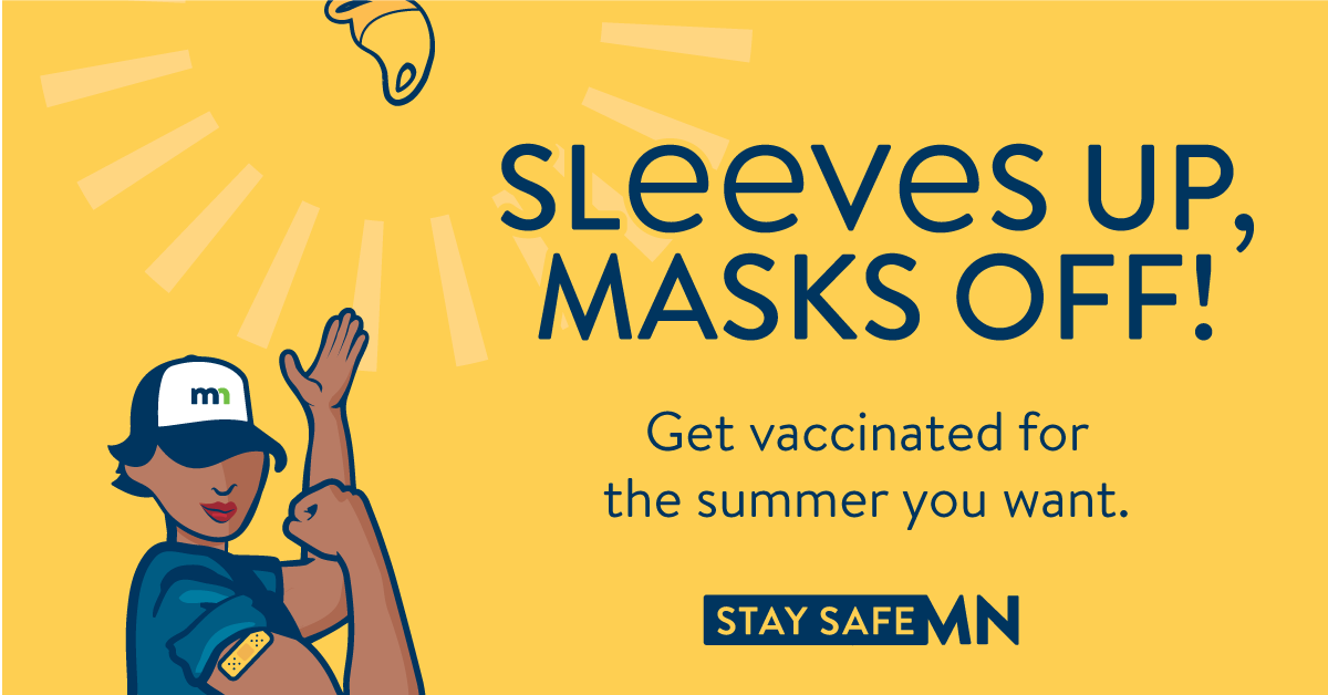 Sleeves up, masks off