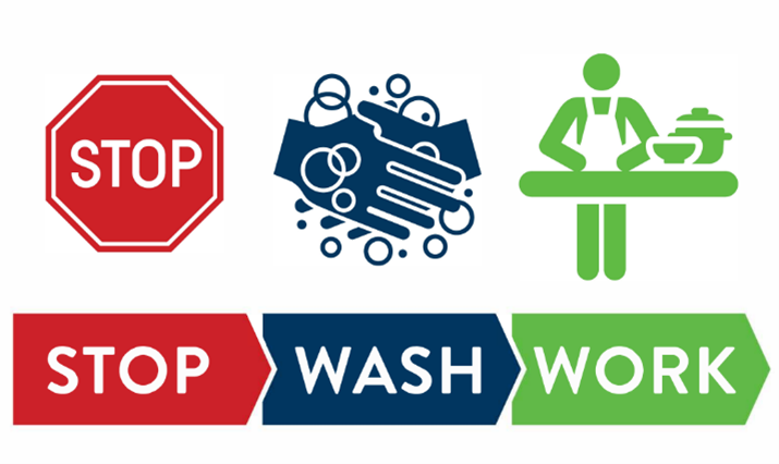 stop wash work graphic