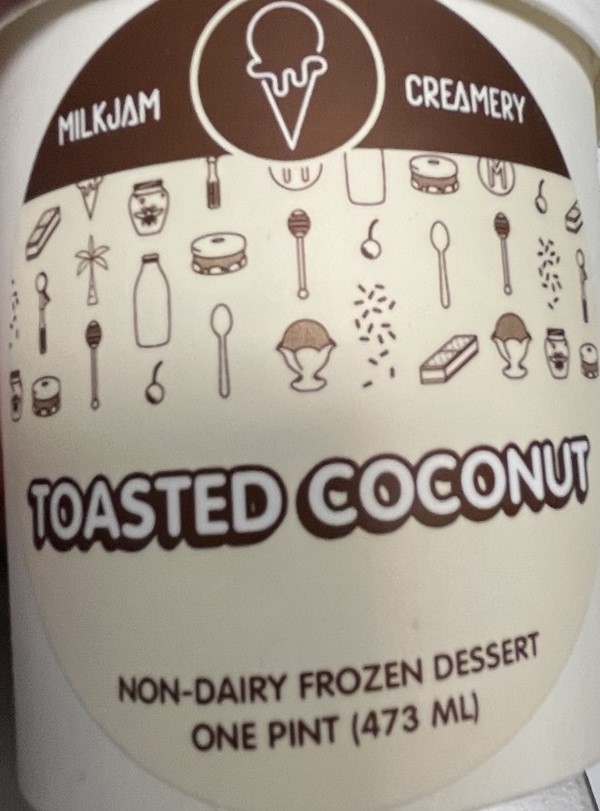 Photo showing lot code 052662-26 for container of Black Non-Dairy Frozen Dessert.