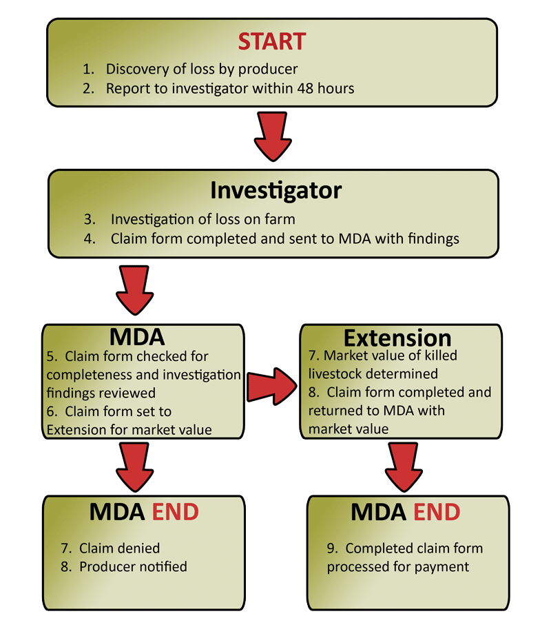 Wolf Claim Form Flow Chart